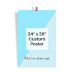 Customizable Minimalist Poster Print - 24 x 36 Inches