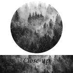 Black and White Mountain Landscape Canvas Art