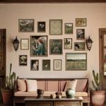 16 PCS Vintage Framed Wall Art Set