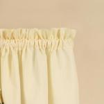 Ivory Red Delicious Apple Curtain Tier Set