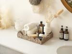 Wicker Scalloped Tray for Stylish Storage