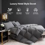 WENERSI Organic Cotton Hotel-Style Comforter for King