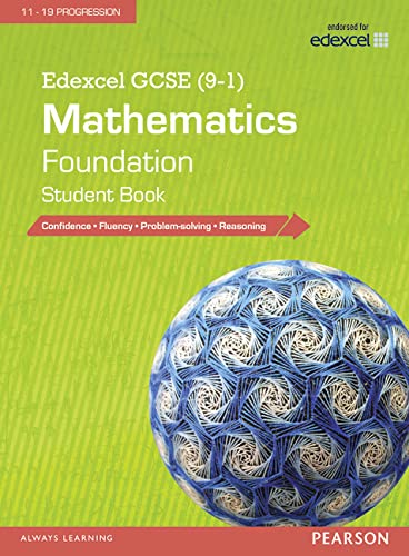 Edexcel GCSE (9-1) Mathematics: Foundation Student Book (Edexcel GCSE Maths 2015) by Pearson