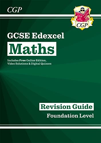 GCSE Maths Edexcel Revision Guide: Foundation - for the Grade 9-1 Course (with Online Edition) (CGP GCSE Maths 9-1 Revision) by Coordination Group Publications Ltd (CGP)