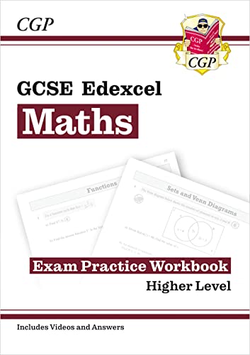 GCSE Maths Edexcel Exam Practice Workbook: Higher - for the Grade 9-1 Course (includes Answers) (CGP GCSE Maths 9-1 Revision) from Coordination Group Publications Ltd (Cgp)
