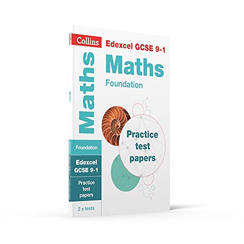 Edexcel GCSE 9-1 Maths Foundation Practice Test Papers (Collins GCSE 9-1 Revision) from Collins