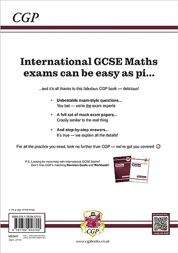 New Edexcel International GCSE Maths Exam Practice Workbook: Higher - Grade 9-1 (with Answers) (CGP IGCSE 9-1 Revision) by Coordination Group Publications Ltd (CGP)