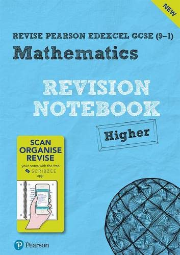 Revise Edexcel GCSE (9-1) Mathematics Higher Notebook: including the SCRIBZEE App (REVISE Edexcel GCSE Maths 2015) by Pearson Education