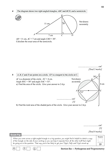 New GCSE Maths AQA Grade 8-9 Targeted Exam Practice Workbook (includes Answers) (CGP GCSE Maths 9-1 Revision) by Coordination Group Publications Ltd (Cgp)
