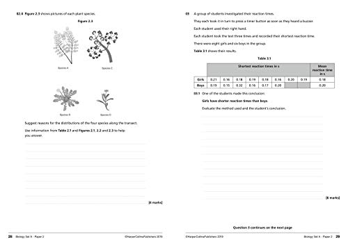 AQA GCSE 9-1 Biology Higher Practice Test Papers (Collins GCSE 9-1 Revision) by Collins