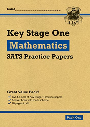New KS1 Maths SATS Practice Papers: Pack 1 (for the 2019 tests) (CGP KS1 SATs Practice Papers) from Coordination Group Publications Ltd (CGP)