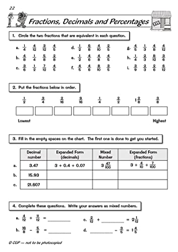 KS2 Maths Workout - Year 5 (CGP KS2 Maths) from Coordination Group Publications Ltd (CGP)