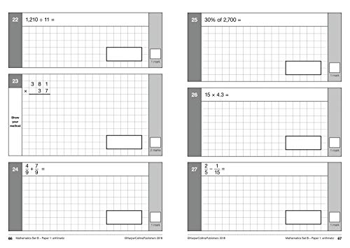 KS2 Maths SATs Practice Test Papers: 2019 tests (Collins KS2 SATs Practice) from Collins