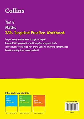Year 6 Maths SATs Targeted Practice Workbook: 2019 tests (Collins KS2 Practice) from Collins