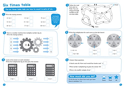 Times Tables Workbook Ages 7-11: New Edition (Collins Easy Learning KS2) from Collins