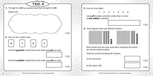 Year 6 Maths Reasoning - Number and Place Value for papers 2 and 3: 2019 tests (Collins KS2 SATs Smashers) from Collins