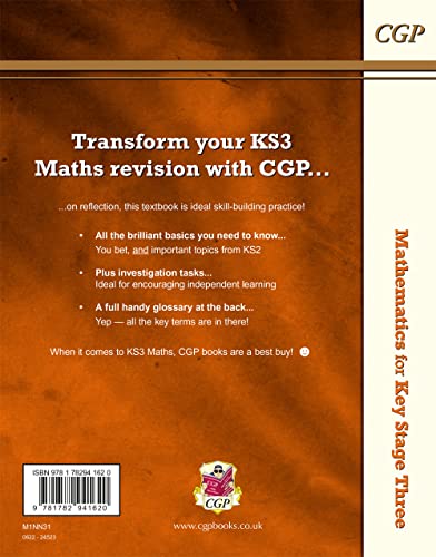 KS3 Maths Textbook 1 (CGP KS3 Maths) from Coordination Group Publications Ltd (CGP)