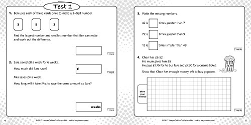Year 6 Maths Reasoning - Calculations for papers 2 and 3: 2019 tests (Collins KS2 SATs Smashers) from Collins