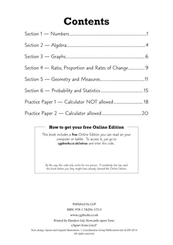 KS3 Maths Answers for Test Practice Workbook - Higher (CGP KS3 Maths) from Coordination Group Publications Ltd (CGP)