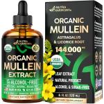 Organic Mullein Drops for Lung Health Support