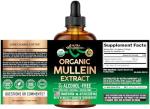 Organic Mullein Drops for Lung Health Support