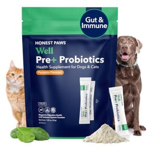 Honest Paws Dog Probiotics for Healthy Digestion