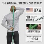 Stretch Out Strap with Exercise Guide for Flexibility