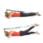 Stretch Out Strap with Exercise Guide for Flexibility