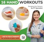 Squeeze Balls for Senior Hand Therapy - Set of 4