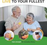 Squeeze Balls for Senior Hand Therapy - Set of 4