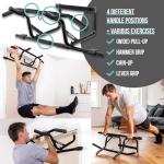 Doorway Pull-Up Bar with Padded Handles and eBook