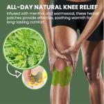 Herbal Knee Pain Relief Patches with Menthol