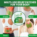 Herbal Knee Pain Relief Patches with Menthol
