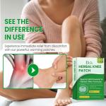 Herbal Knee Pain Relief Patches with Menthol