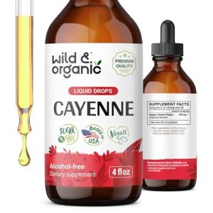 Organic Cayenne Pepper Tincture for Digestive Health