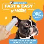 Paw Science Coconut Ear Wipes for Pets
