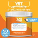 Paw Science Coconut Ear Wipes for Pets