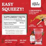 Organic Cayenne Pepper Tincture for Digestive Health