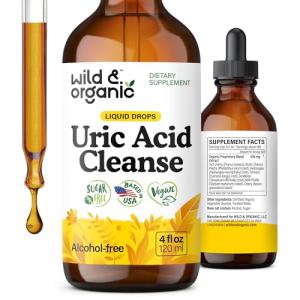 Organic Uric Acid Cleanse Drops with Tart Cherry