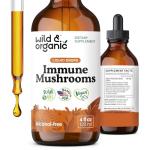 Organic Immune Mushroom Tincture - 8 Powerful Mushrooms
