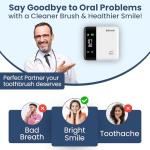 UV Toothbrush Sanitizer with LED Clock Display