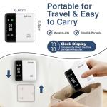 UV Toothbrush Sanitizer with LED Clock Display