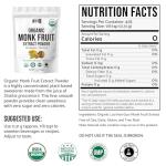 Organic Monk Fruit Extract, Zero-Calorie Sweetener 5 oz