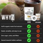 Organic Monk Fruit Extract, Zero-Calorie Sweetener 5 oz