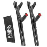 KMINA Lightweight Foldable Carbon Fiber Crutches
