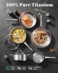 8-Piece Non-Toxic Titanium Cookware Set