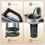 Electric Kettle with 6 Temperature Settings, 1.7L