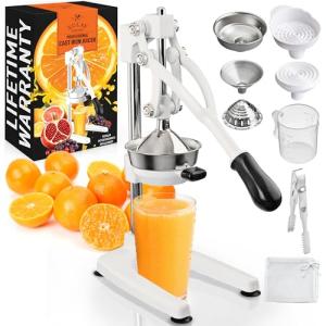 Zulay Kitchen 9-in-1 Heavy-Duty Manual Juicer