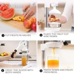 Zulay Kitchen 9-in-1 Heavy-Duty Manual Juicer