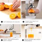 Zulay Kitchen 9-in-1 Heavy-Duty Manual Juicer